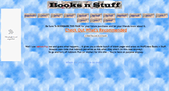 Desktop Screenshot of booksnstuff.wolfcrews.com