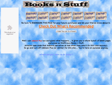 Tablet Screenshot of booksnstuff.wolfcrews.com